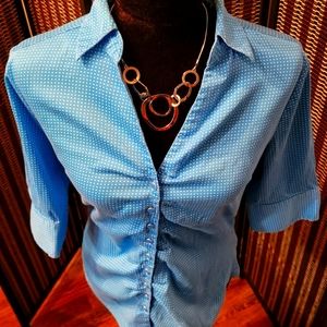 New York & Company stretch button down